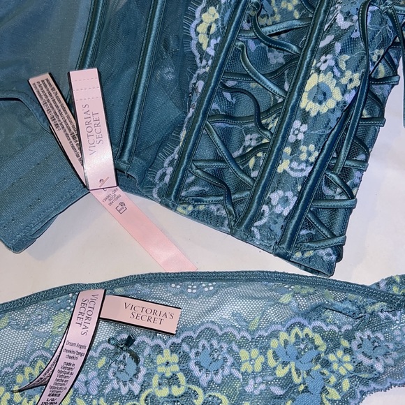 (L) 2pcs Victoria’s Secret Dream Angels Collection Set Corset & Cheeky Panty - Picture 15 of 17